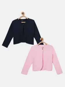 Kryptic Girls Pack Of 2 Pure Cotton Button Shrug