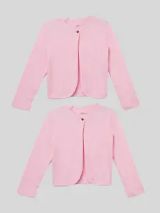 Kryptic Girls Pack of 2 Pure Cotton Buttoned Shrug