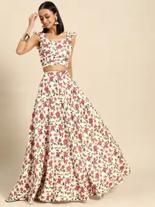 MABISH by Sonal Jain Printed Crop Top With Maxi Skirt Co-Ords