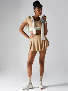 Cava Nude Swirl Tennis Skorts