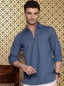 House of Pataudi Jashn Pure Cotton Short Kurta