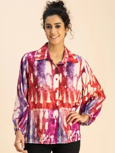 Moomaya Opaque Printed Long Sleeves Casual Shirt