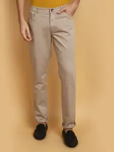 V-Mart Men Slim Fit Mid-Rise Chinos Cotton Trousers