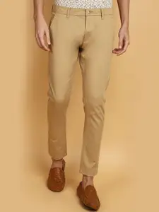 V-Mart Men Mid-rise Cotton Regular Fit Chinos Trousers