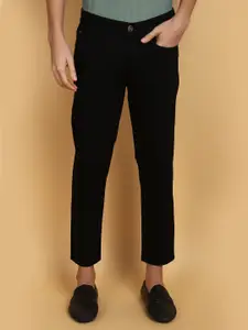 V-Mart Men Mid-Rise Cotton Slim Fit Casual Trousers