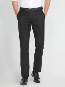 Arrow Men Mid-Rise Flat-Front Formal Trousers