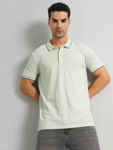 Celio Polo Collar Slim Fit Cotton Casual T-shirt