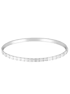 GIVA 925 Sterling Silver Rhodium Plated Trails Of Art Bangle