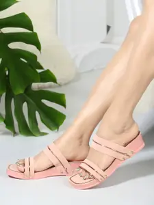 ICONICS Strappy Open Toe Wedge Heels