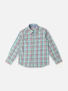 Pepe Jeans Spence Boys Tartan Checks Checked Pure Cotton Casual Shirt