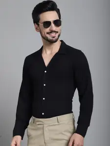 Indian Needle Classic Lapel Collar Wrinkle Free Formal Shirt