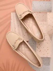 Jove Embellished Round Toe Wedge Heel Loafers