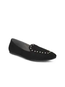 DESIGN CREW Women Embellished Round Toe Loafers