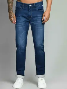 SQUIREHOOD Men Straight Fit Clean Look Heavy Fade Stretchable Jeans