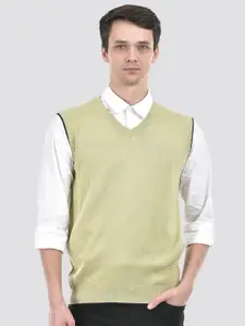 PORTOBELLO V-Neck Sleeveless Cotton Sweater Vest