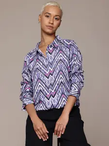 The Roadster Lifestyle Co. Opaque Printed Casual Shirt
