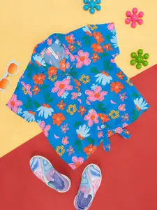Pantaloons Junior Girls Floral Printed Top