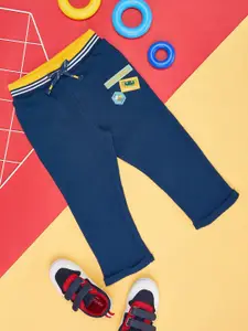 Pantaloons Baby Infant Boys Pure Cotton Mid-Rise Track Pant