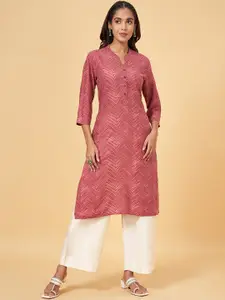 RANGMANCH BY PANTALOONS Chevron Printed Kurta