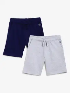 Campana Boys Pack of 2 Mid-Rise Cotton Shorts