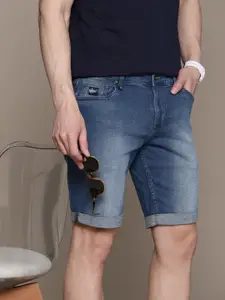 The Roadster Lifestyle Co. Men Slim Fit Denim Shorts