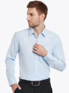 English Navy Original Slim Fit Easy Iron Wrinkle Resistant Formal Shirt