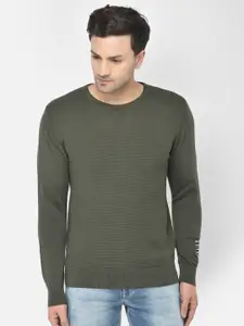 Numero Uno Self Design Cotton Pullover