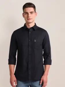 U.S. Polo Assn. Spread Collar Casual Shirt