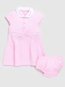 BABY GO Peter Pan Collar A-Line Dress