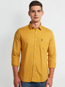 U.S. Polo Assn. Denim Co. Spread Collar Slim Fit Casual Shirt