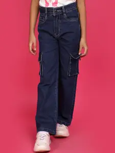 V-Mart Girls Clean Look Cargo Jeans