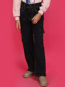 V-Mart Girls Clean Look Cargo Jeans