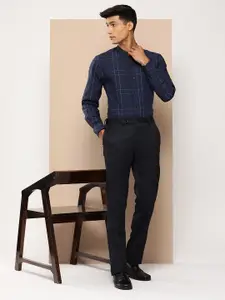 INVICTUS Slim Fit Checked Pure Cotton Formal Shirt