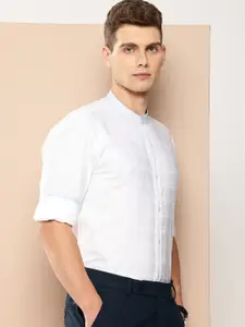 INVICTUS Pure Cotton Slim Fit Opaque Checked Formal Shirt