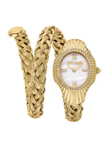 Just Cavalli Women Bracelet Style Straps Analogue Automatic Watch JC1L305M0025