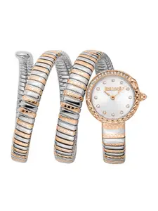 Just Cavalli Women Wrap Around Straps Analogue Automatic Watch JC1L302M0065