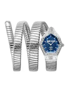 Just Cavalli Women Wrap Around Straps Analogue Automatic Watch JC1L304M0015