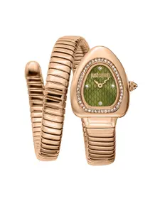 Just Cavalli Women Wrap Around Straps Analogue Automatic Watch JC1L249M0045