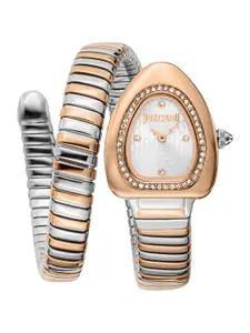 Just Cavalli Women Wrap Around Straps Analogue Automatic Watch JC1L249M0065