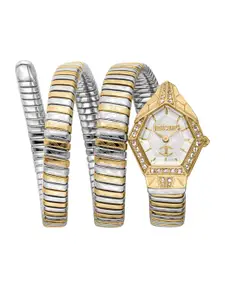 Just Cavalli Women Wrap Around Straps Analogue Automatic Watch JC1L304M0055