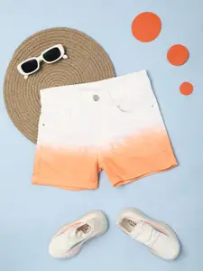 V-Mart Girls Ombre Cotton Denim Shorts