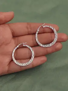 LeCalla Silver Plated Hoop Earrings