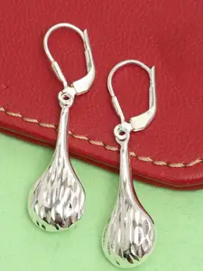 LeCalla 92.5 Sterling Silver Plated Contemporary Drop Earrings