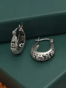 LeCalla Silver Plated Contemporary 925 Sterling Silver Drop Earrings