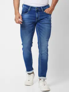 SPYKAR Men Skinny Fit Low-Rise Heavy Fade Clean Look Jeans