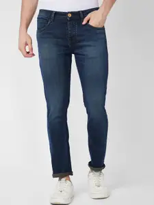 SPYKAR Men Light Fade Clean Look Whiskers Cotton Jeans