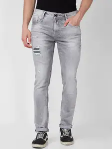 SPYKAR Men Skinny Fit Low-Rise Mildly Distressed Heavy Fade Stretchable Cotton Jeans