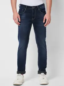 SPYKAR Men Skinny Fit Clean Look Low-Rise Light Fade Cotton Jeans