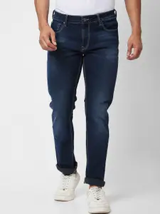 SPYKAR Men Relaxed Fit Light Fade Clean Look Cotton Jeans