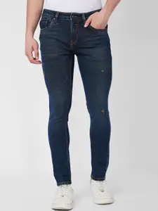 SPYKAR Men Relaxed Fit Low Distress Light Fade Cotton Jeans